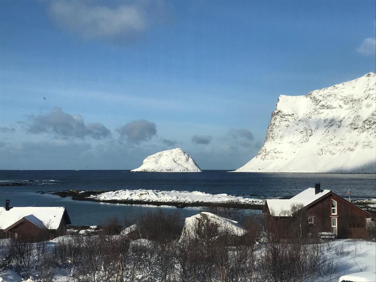 Cabin Panorama Lofoten With Jacuzzi Magic View Offersoya Exterior photo