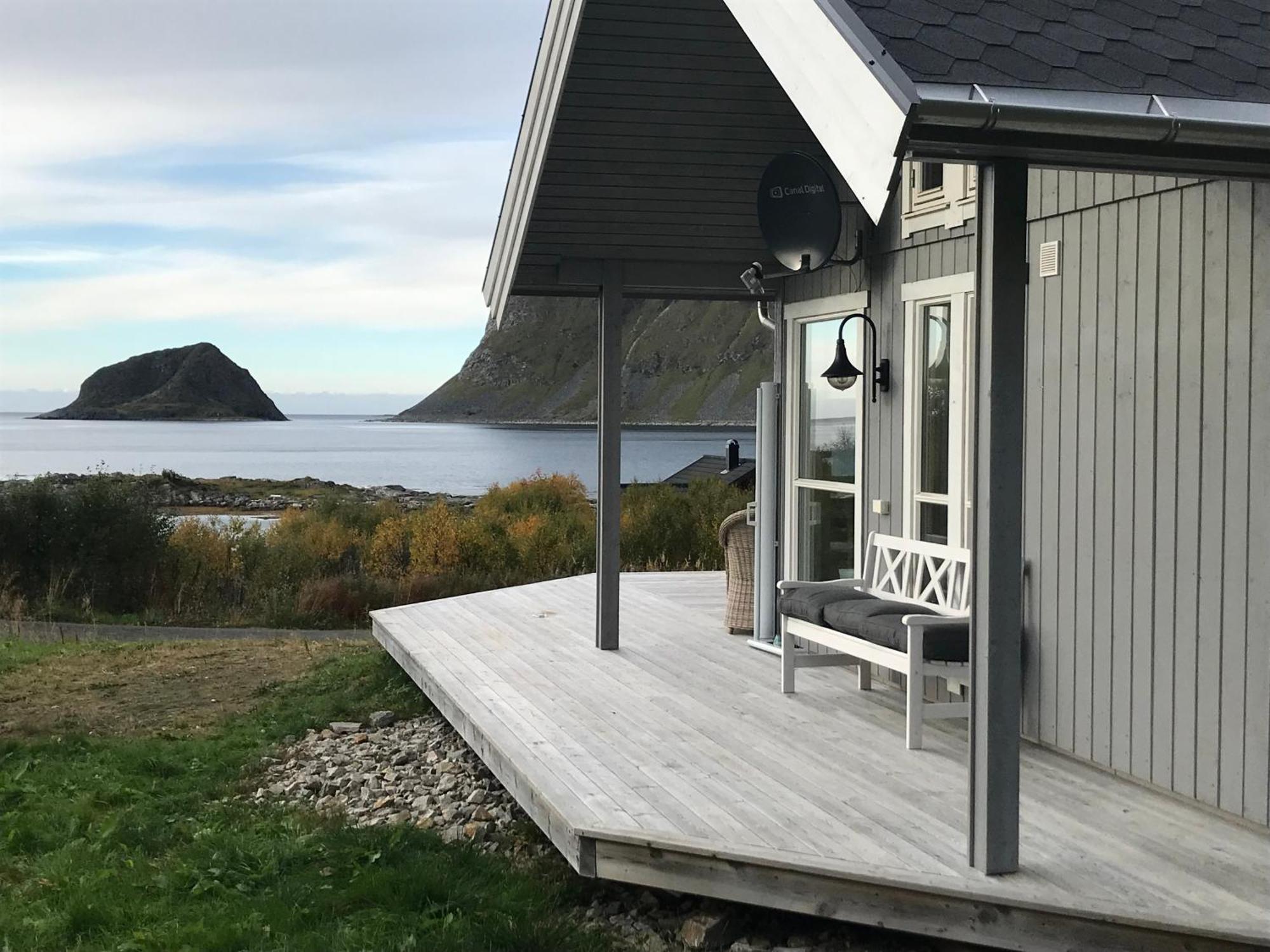 Cabin Panorama Lofoten With Jacuzzi Magic View Offersoya Exterior photo
