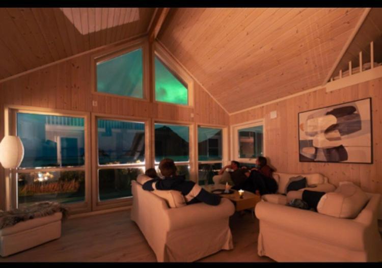 Cabin Panorama Lofoten With Jacuzzi Magic View Offersoya Exterior photo